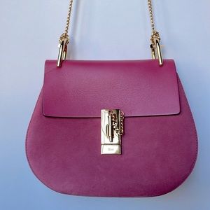 💯 Authentic New CHLOE SM DREW Suede Handbag